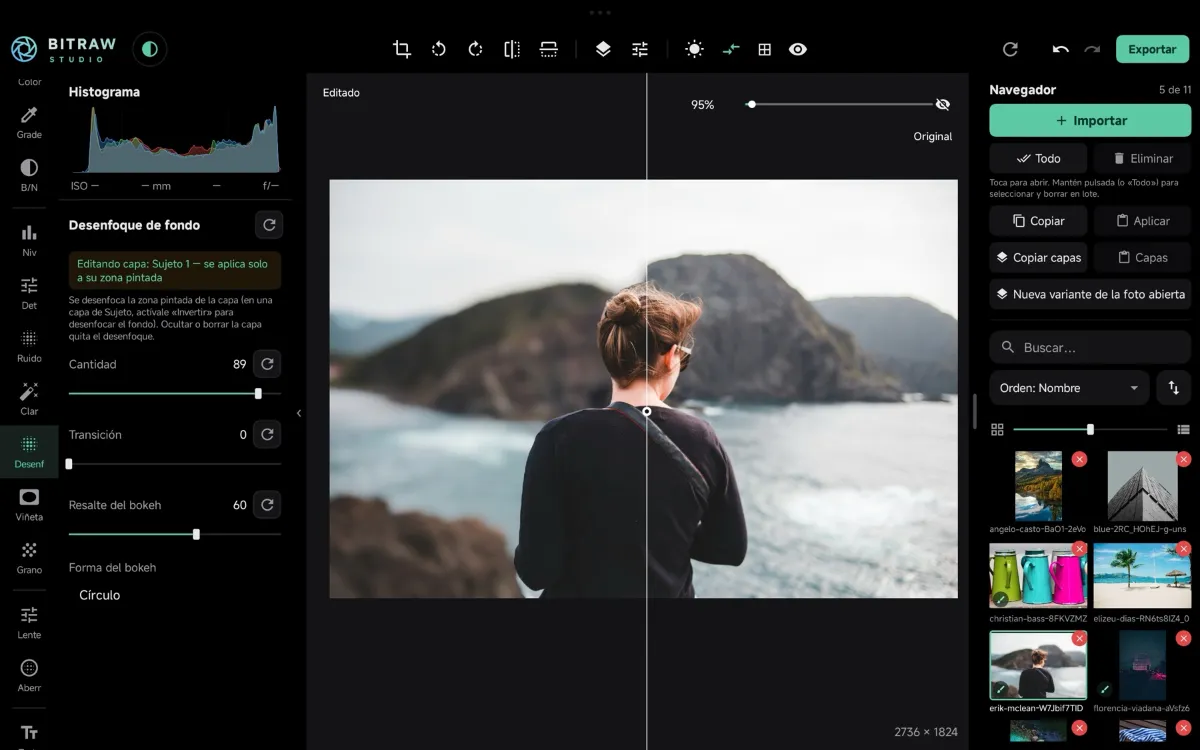 BitRaw Studio en tablet